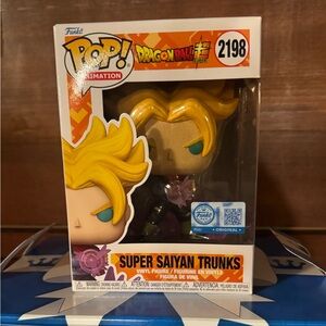 Funko Super Saiyan Trunks with Yellow Hair and Purple Accents